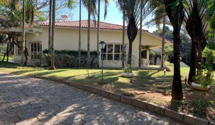 Casa em condomínio fechado com 4 quartos à venda na Rodovia Comendador Guilherme Mamprim Km, S/N, Village Sans Souci, Valinhos, 1500 m2 por R$ 4.800.000