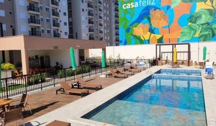 Apartamento 2 quartos no Jd Satélite Iris, confortável, varanda lazer, vaga coberta, junto Shp Bandeiras