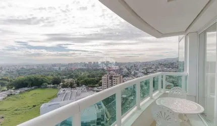 Apartamento com dois quartos e vista pro mundo, no Três Figueiras