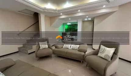 Casa Triplex, totalmente mobiliada com 193m²,  5/4, Stella Maris, Salvador - BA
