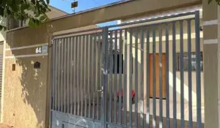 Casa de dois quartos com churrasqueira, para venda no Bairro Portal da Perola II em Birigui