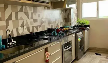 Apartamento com 2 dormitórios (1 suíte) à venda, 60 m² por R$ 400.000 - Residencial Bosque Independência - Taubaté/SP