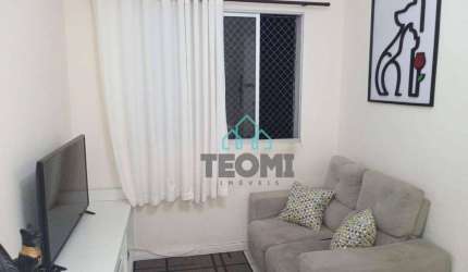 Apartamento com 2 dormitórios à venda, 48 m² por R$ 210.000,00 - Esplanada Independência - Taubaté/SP