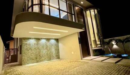High Garden - Priscila Dutra - Casa Alto Padrão em vilas do atlantico. 4 Suites porteira fechada