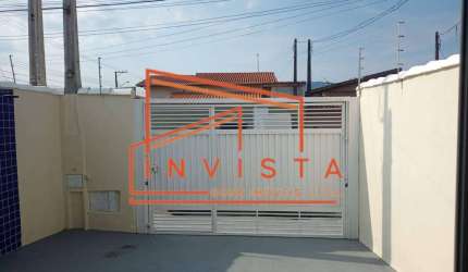 Casa nova, 2 quartos, corredor e lavanderia c/ cobertura, Jd das Palmeiras