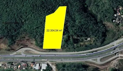 ÁREA 22.304,54 m² às margens da Rod. Regis Bittencourt - Km 297 + 110 m