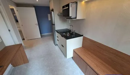 APARTAMENTO PARA LOCAÇÃO , PINHEIROS , 1 DORM, 26,70M2 , ADAPT. CADEIRANTE.