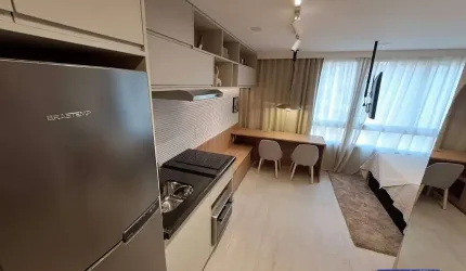 APARTAMENTO NOVO  PARA LOCAÇÃO , PINHEIROS , 1 DORM, 20M2 , 1 VAGA