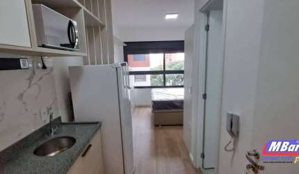 STUDIO ,ALUGA, MIRANDOPOLIS ,1 DORM INTEGRADO C/ SALA E COZINHA ,MOBILIADO.