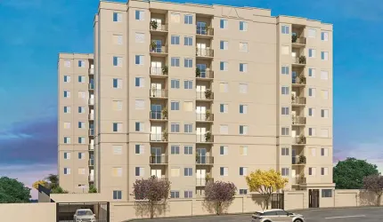 Apartamento com 2 quartos à venda na Estrada dos Mirandas, 223, Campo Limpo, São Paulo por R$ 390.000