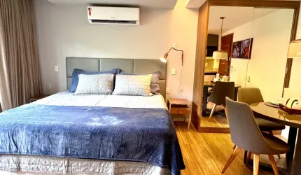 Um quarto no Lodge Rio Vermelho