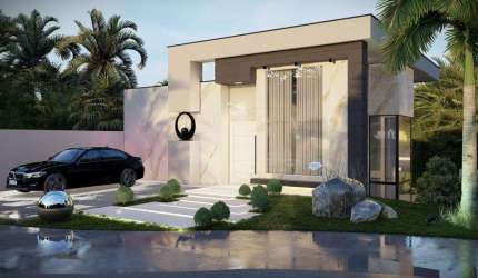 Sobrado à venda com 3 suítes e piscina, são 220m² de área construída