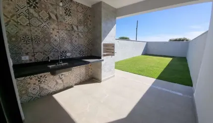 Sobrado com projeto inteligente e sustentável, 3 suítes, 146m² construído