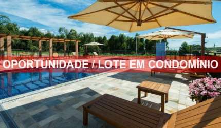 Terreno em Condomínio Buona Vita em Atibaia-SP: 395m² de área para venda!