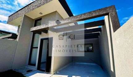 Casa Térrea 3 quartos Boneca do Iguaçu SJ dos Pinhais com edícula 113m2