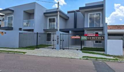 Sobrado com 2 dormitórios/1 suíte + lavabo, à venda, 70 m² por R$ 485.000 - Cidade Industrial - Curitiba/PR