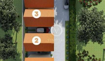 Casa com 2 dormitórios à venda, 59 m² por R$ 255.000,00 - Amparo - Nova Friburgo/RJ