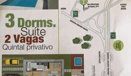 Casa com 3 quartos à venda na Rua Machado de Assis, 274, Chácara do Carmo, Vargem Grande Paulista por R$ 375.000