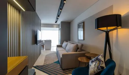 Apartamento tipo para venda com 1 quarto, sendo 1 suíte, 42m²
