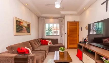 Sobrado para venda com 3 quartos, sendo 3 suítes, 153m²