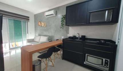 Apartamento MOBILIADO 1 dorm, locação MENSAL ou ANUAL,  na Lagoa da Conceição, Florianópolis/SC