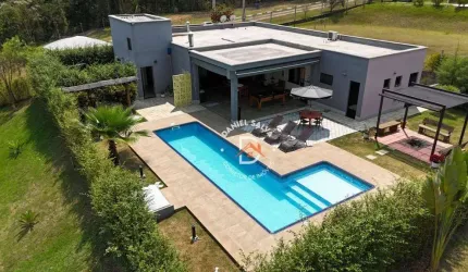 Chácara com 3 dormitórios (01 suíte)  à venda, 2090 m² por R$ 1.595.000 - Condomínio Portal das Rosas - Atibaia/SP