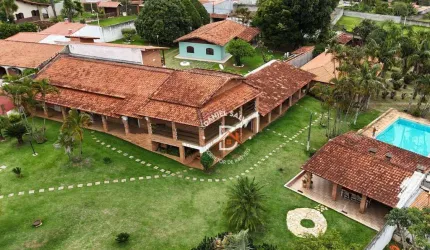 Chácara com 6 dormitórios (01 suíte) à venda, 3000 m² por R$ 1.590.000 - Jardim Estância Brasil - Atibaia/SP