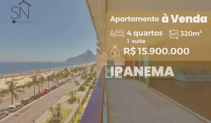 O endereço é na orla de Ipanema. O estilo? Totalmente seu.