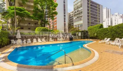 Apartamento com 3 quartos, 1 suíte, living com lavabo e varanda, 135 m²  lazer completo em Higienópolis SP