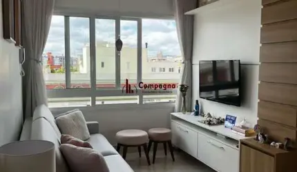Amplo apartamento de 1 dormitório totalmente mobiliado
