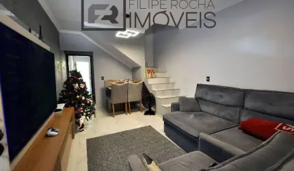 Linda Casa Tipo sobrado em Itapevi geminada no Condominio Residencial Miraflores em frente ao Novo Pronto Socorro de Amador Bueno e Rodovia Rene Benedito