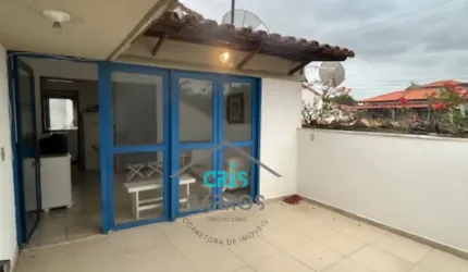 Casa em condomínio fechado com 2 quartos à venda na Rua Pedro Valentim, Portinho, Cabo Frio, 64 m2 por R$ 350.000