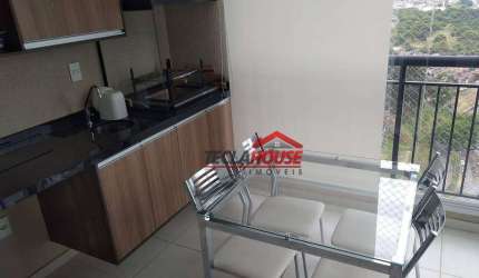 Apartamento com 1 dormitório para alugar, 38 m² por R$ 3.200,00/mês - Jardim Flor da Montanha - Guarulhos/SP