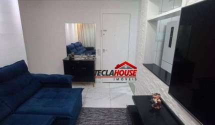 Apartamento com 2 dormitórios, 45 m² - venda por R$ 295.000 ou aluguel por R$ 2.235/mês - Ponte Grande - Guarulhos/SP- vaga de moto