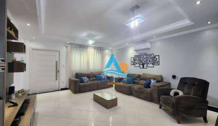Sobrado com 3 dormitórios à venda, 121 m² por R$ 600.000,00 - Balneário Pires - Praia Grande/SP