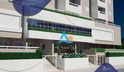 Apartamento com 2 dormitórios à venda, 65 m² por R$ 410.000,00 - Vila Guilhermina - Praia Grande/SP