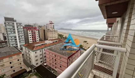 Apartamento com 2 dormitórios à venda, 66 m² por R$ 385.000,00 - Cidade Ocian - Praia Grande/SP
