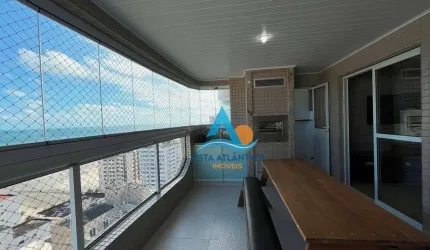 Vista Mar  - Apartamento com 3 quartos à venda, 135 m² por R$ 1.099.000 - Aviação - Praia Grande/SP