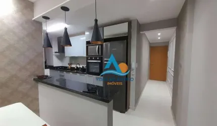 Apartamento Vista mar com 2 dormitórios à venda, 74 m² por R$ 725.000 - Canto do Forte - Praia Grande/SP