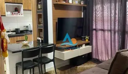 Apartamento com 2 dormitórios à venda, 55 m² por R$ 370.000,00 - Caiçara - Praia Grande/SP