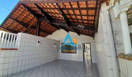 Casa com 1 dormitório e edícula à venda por R$ 350.000 - Solemar - Praia Grande/SP