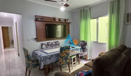 Apartamento com 2 dormitórios à venda, 55 m² por R$ 297.000,00 - Vila Guilhermina - Praia Grande/SP