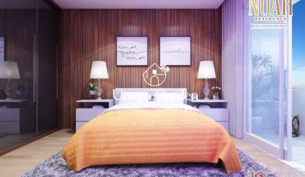Apartamento à venda: 2 quartos, 1 suíte, 2 salas, 1 vaga - Jardim São Dimas, São José dos Campos-SP - 75,93m².