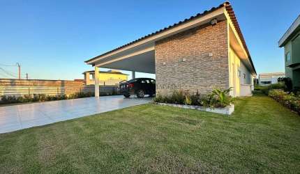 Casa à venda com  314 m² de área construída, 4 suítes, sala ampla, espaço gourmet, Aldeia dos Camar