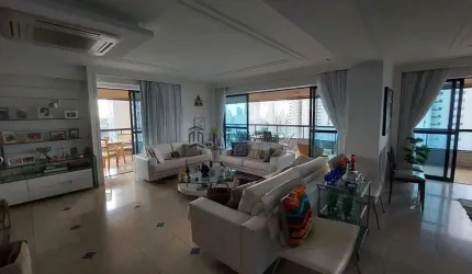 Apartamento à venda com 400m², Varanda,  4 suítes, Lavabo, Escritório, área de serviço, 3 vagas, Ca