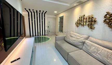 Apartamento à venda com 198m², 3 dormitórios sendo 2 suítes, mobiliado, área de fitness, área verde