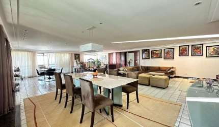 Apartamento à venda com 428m2, 4 suítes, sala 4 ambientes, lavabo e 5 vagas.No Edf. Carmel Park, Pa