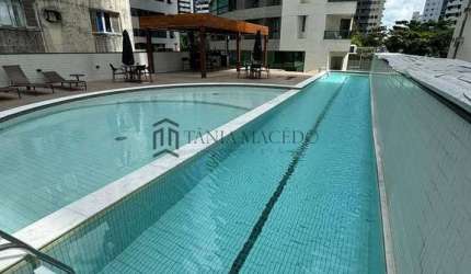 Apartamento à venda com 124m², 4 dormitórios sendo 2 suítes, Vista Mar, Lazer Completo, 2 Vagas , B