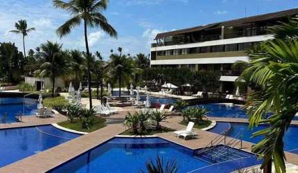 Flat à venda com 60,32m², com mobília, 2 dormitórios (sendo 1 suíte), Varanda, sala,Muro Alto, Ipoj