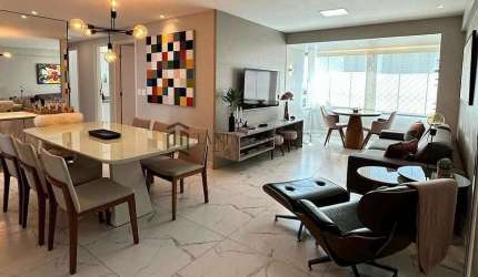 Apartamento à venda com 105m², 3 dormitórios, sendo 1 suíte com closet, Varanda agregada, sala ampl